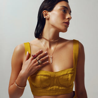 QUEEN BEE BON BON GOLD DIAMOND RING