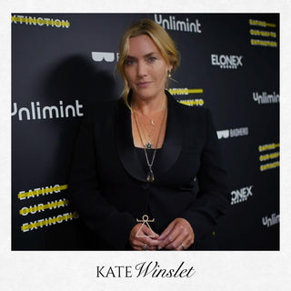 CRESCENT GOLD BAGUETTE DIAMOND NECKLACE