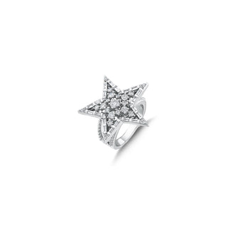 SIRIUS STAR 18K GOLD DIAMOND LARGE RING