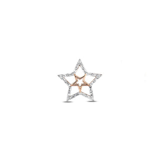 SIRIUS STAR GOLD DIAMOND SINGLE EARRING