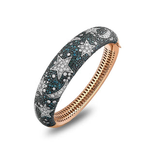 SIRIUS STAR GOLD BLUE DIAMOND BRACELET