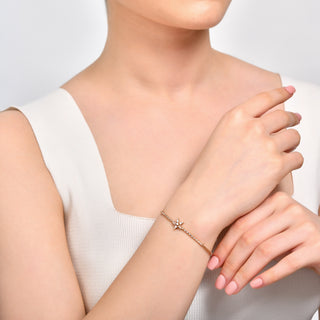 SIRIUS STAR GOLD DIAMOND BRACELET