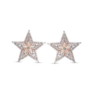 SIRIUS STAR GOLD DIAMOND EARRINGS
