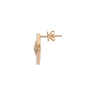SIRIUS STAR GOLD DIAMOND SINGLE EARRING