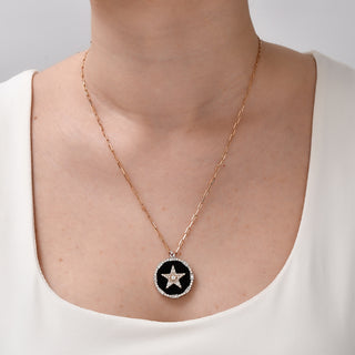 SIRIUS STAR GOLD DIAMOND NECKLACE