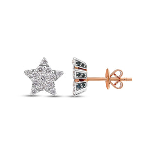 SIRIUS STAR GOLD DIAMOND EARRINGS