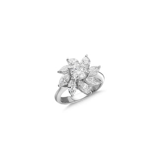 APPLE SEED ALLURE 18K GOLD MARQUISE DIAMOND RING