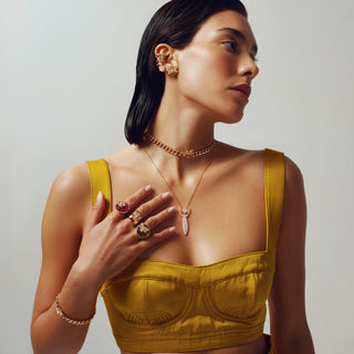 QUEEN BEE BON BON GOLD DIAMOND RING