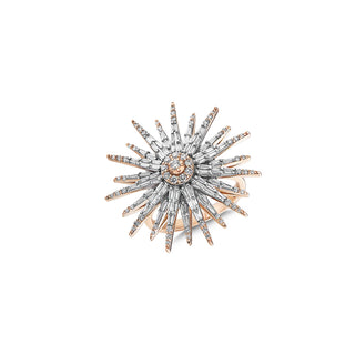 JARDIN STAR GOLD BAGUETTE DIAMOND RING