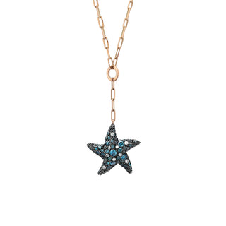 STARFISH 18K GOLD DIAMOND NECKLACE