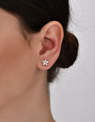 APPLE SEED ALLURE 18K GOLD MARQUISE DIAMOND EARRINGS