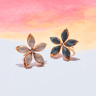 APPLE SEED TARA GOLD DIAMOND RING