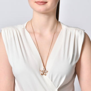 APPLE SEED TARA 18K GOLD DIAMOND NECKLACE