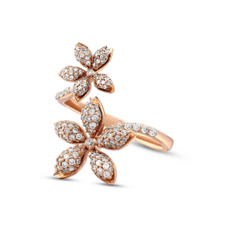 APPLE SEED TARA GOLD DIAMOND RING