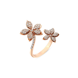 APPLE SEED TARA GOLD DIAMOND RING