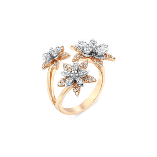 APPLE SEED BLOSSOM GOLD MARQUISE DIAMOND RING