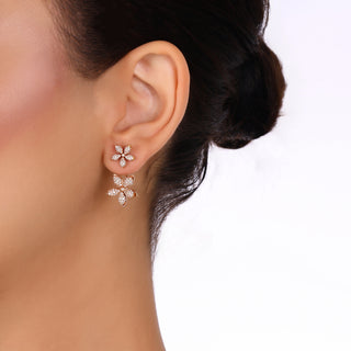 APPLE SEED TARA GOLD DIAMOND EARRINGS