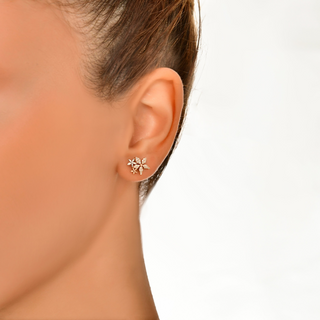 APPLE SEED TARA GOLD DIAMOND EARRINGS