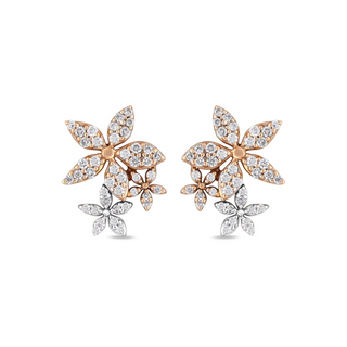 APPLE SEED TARA GOLD DIAMOND EARRINGS