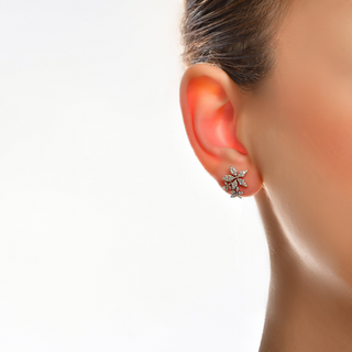 APPLE SEED TARA GOLD DIAMOND EARRINGS