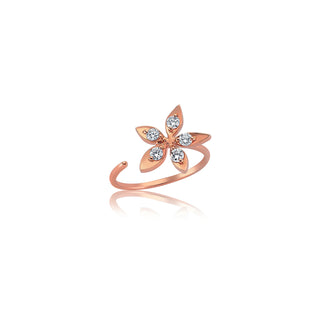 APPLE SEED TARA GOLD DIAMOND RING