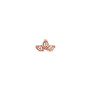 APPLE SEED TARA GOLD DIAMOND SMALL PIERCING