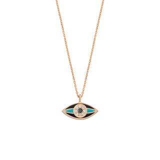 EYE LIGHT GOLD DIAMOND NECKLACE