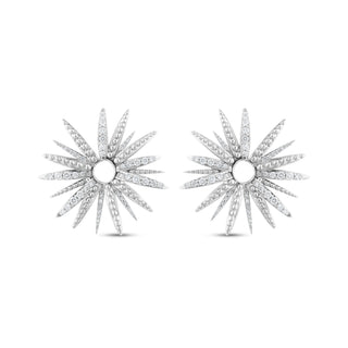 HERA 18K GOLD DIAMOND STATEMENT EARRINGS