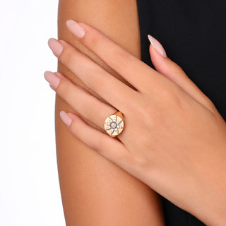 VENUS STAR GOLD DIAMOND RING