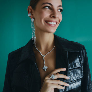 NORTH STAR 18K GOLD DIAMOND EARRINGS