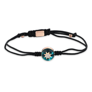 VENUS STAR GOLD DIAMOND CORD BRACELET