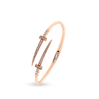 SWORD GOLD DIAMOND BRACELET