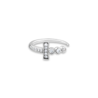 SWORD WHITE GOLD DIAMOND RING