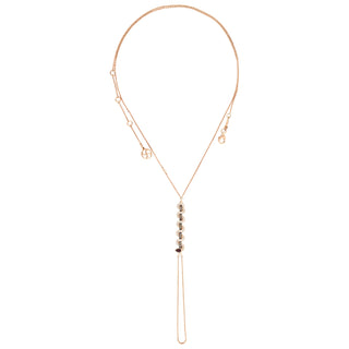 KUNDALINI GODDESS GOLD COGNAC DIAMOND RUBY HAND CHAIN