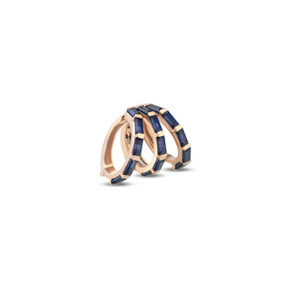 MONDRIAN GOLD SAPPHIRE EAR CUFF