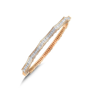 MONDRIAN GOLD DIAMOND BANGLE BRACELET