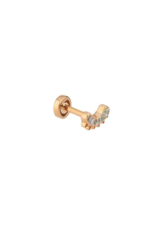 MONDRIAN GOLD BAGUETTE DIAMOND PIERCING