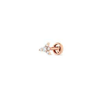 MONDRIAN GOLD DIAMOND XSMALL PIERCING