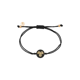 MINERVA GOLD DIAMOND CORD BRACELET