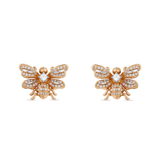 QUEEN BEE HANIA GOLD DIAMOND EARRINGS