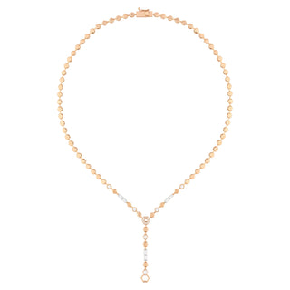 CYBELE MAGNIFICENCE GOLD DIAMOND LARIAT NECKLACE