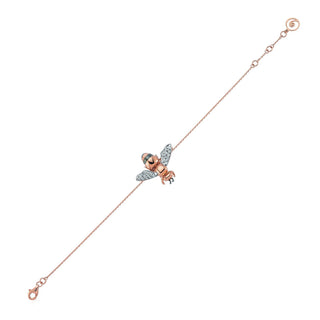 QUEEN BEE MELLIE ELEGANCE GOLD DIAMOND BRACELET