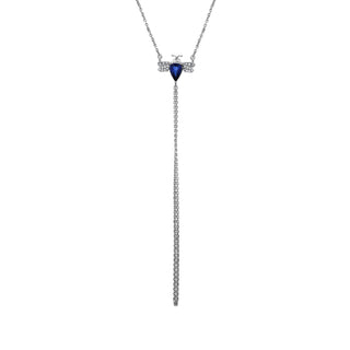 QUEEN BEE BELLA GOLD DIAMOND SAPPHIRE HAND CHAIN