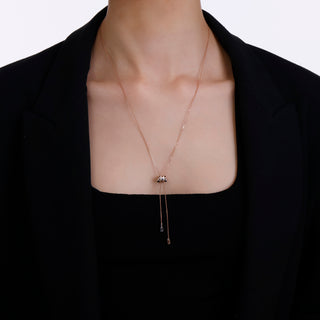 HONEYCOMB GOLD DIAMOND NECKLACE