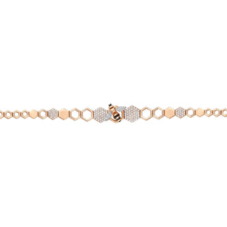 HONEYCOMB GOLD DIAMOND BRACELET