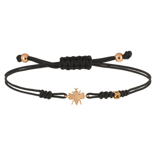 QUEEN BEE GOLD CITRINE XSMALL CORD BRACELET
