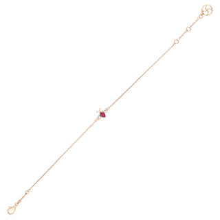 QUEEN BEE GOLD DIAMOND RUBY XSMALL BRACELET
