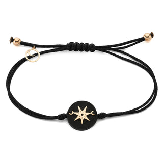 FAIRY STAR GOLD DIAMOND XSMALL CORD BRACELET
