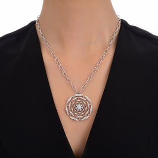 ROSA MUNDI 18K GOLD DIAMOND CHAIN NECKLACE