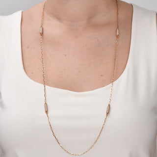 CHAIN GOLD DIAMOND LARGE NECKLACE